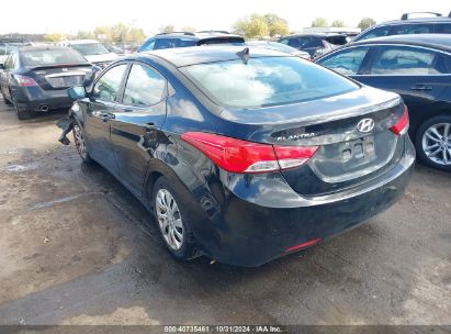 Lot #2992822206 2013 HYUNDAI ELANTRA GLS