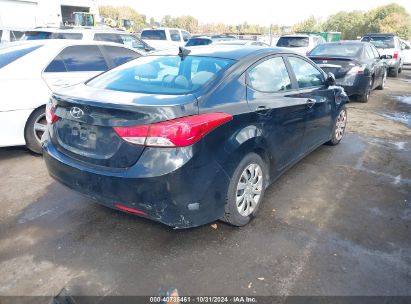 Lot #2992822206 2013 HYUNDAI ELANTRA GLS