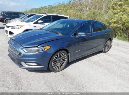 Lot #2992822435 2018 FORD FUSION HYBRID TITANIUM