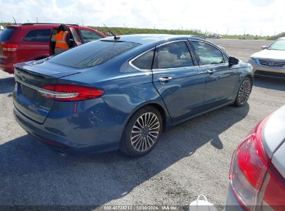 Lot #2992822435 2018 FORD FUSION HYBRID TITANIUM