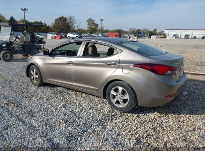 Lot #3053064092 2014 HYUNDAI ELANTRA SE