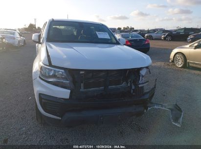 Lot #2992832538 2021 CHEVROLET COLORADO 2WD  SHORT BOX WT