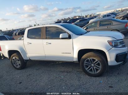 Lot #2992832538 2021 CHEVROLET COLORADO 2WD  SHORT BOX WT