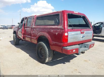 Lot #2997781370 2014 FORD F-250 LARIAT