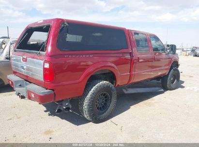 Lot #2997781370 2014 FORD F-250 LARIAT