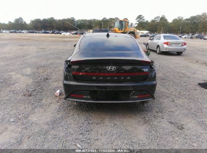 Lot #2995296053 2023 HYUNDAI SONATA HYBRID BLUE