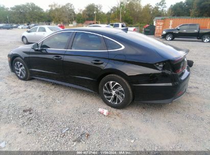 Lot #2995296053 2023 HYUNDAI SONATA HYBRID BLUE