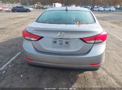 Lot #3035074403 2014 HYUNDAI ELANTRA SE