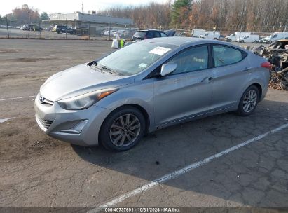 Lot #3035074403 2014 HYUNDAI ELANTRA SE