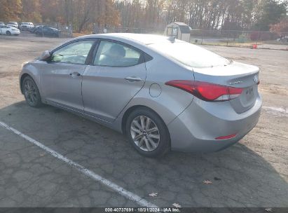 Lot #3035074403 2014 HYUNDAI ELANTRA SE