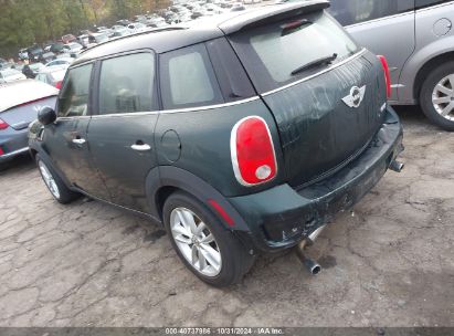 Lot #3025489184 2012 MINI COOPER S COUNTRYMAN