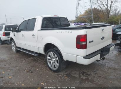 Lot #3035074371 2008 FORD F-150 HARLEY-DAVIDSON/LIMITED