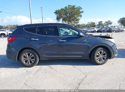 Lot #2992822397 2014 HYUNDAI SANTA FE SPORT 2.4L