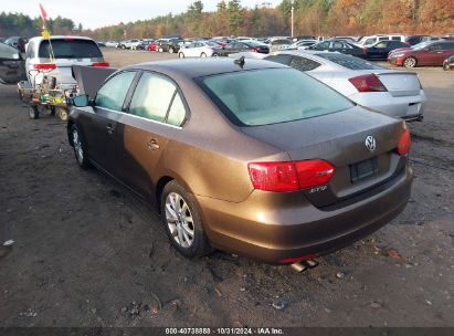 Lot #3058075450 2014 VOLKSWAGEN JETTA 1.8T SE