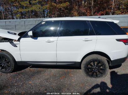 Lot #3005346722 2015 LAND ROVER RANGE ROVER SPORT 3.0L V6 SUPERCHARGED HSE