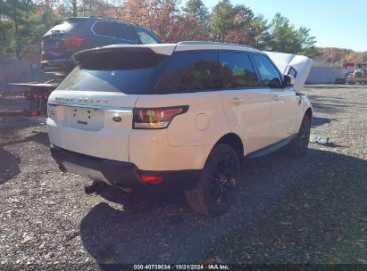 Lot #3005346722 2015 LAND ROVER RANGE ROVER SPORT 3.0L V6 SUPERCHARGED HSE