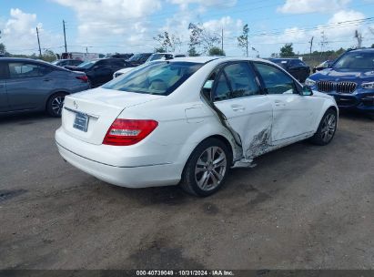 Lot #2995296012 2014 MERCEDES-BENZ C-CLASS C 250 SPORT/LUXURY