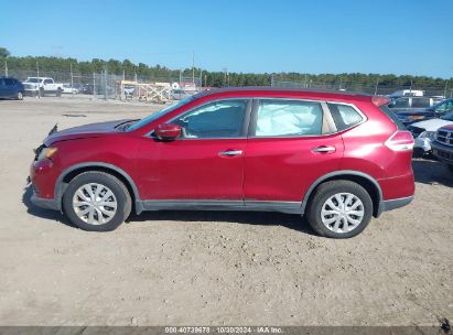 Lot #3054286403 2015 NISSAN ROGUE S