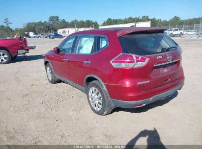 Lot #3054286403 2015 NISSAN ROGUE S