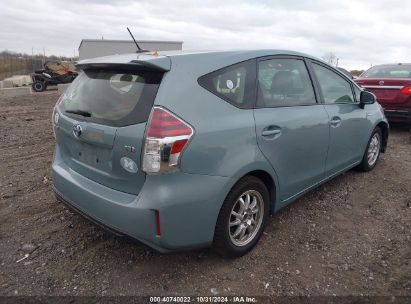 Lot #3020797943 2017 TOYOTA PRIUS V THREE