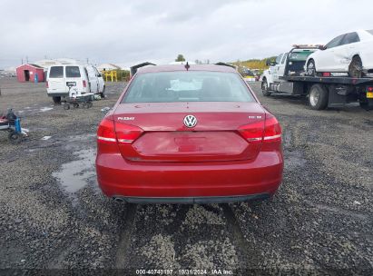 Lot #3042562348 2015 VOLKSWAGEN PASSAT 2.0L TDI SE