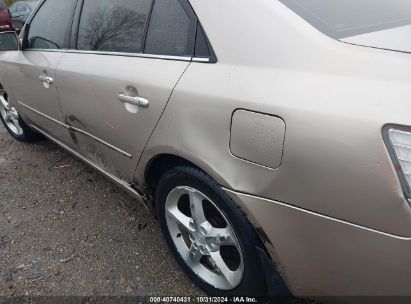 Lot #3035074285 2007 HYUNDAI SONATA LIMITED/SE V6