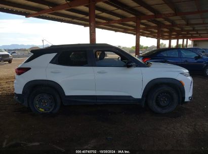 Lot #3052080219 2021 CHEVROLET TRAILBLAZER FWD RS