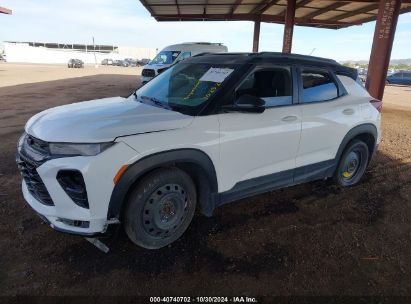 Lot #3052080219 2021 CHEVROLET TRAILBLAZER FWD RS