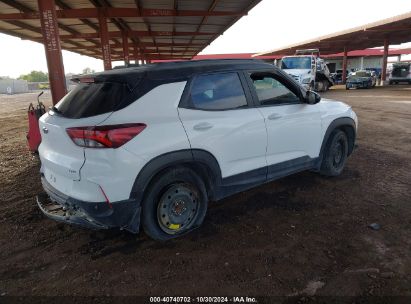 Lot #3052080219 2021 CHEVROLET TRAILBLAZER FWD RS