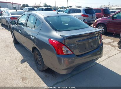 Lot #2997764626 2017 NISSAN VERSA 1.6 S/1.6 S+/1.6 SL/1.6 SV