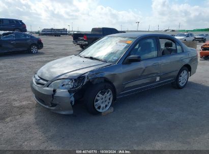 Lot #3035085049 2005 HONDA CIVIC LX