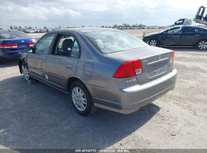 Lot #3035085049 2005 HONDA CIVIC LX