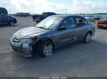 Lot #3035085049 2005 HONDA CIVIC LX