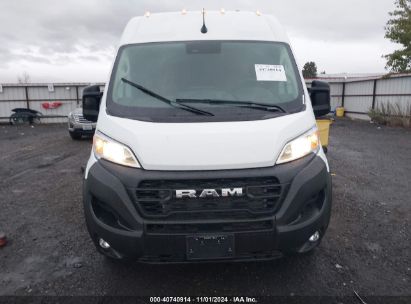 Lot #2992835176 2024 RAM PROMASTER 3500 TRADESMAN HIGH ROOF 159 WB W/PASS SEAT