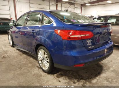 Lot #3034472702 2015 FORD FOCUS TITANIUM