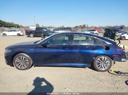 Lot #2992822377 2020 HONDA ACCORD HYBRID EX-L