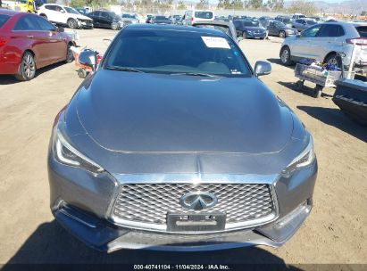 Lot #3035095034 2018 INFINITI Q60 3.0T LUXE