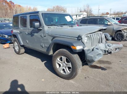 Lot #3052076040 2020 JEEP WRANGLER UNLIMITED SPORT S 4X4