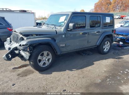 Lot #3052076040 2020 JEEP WRANGLER UNLIMITED SPORT S 4X4