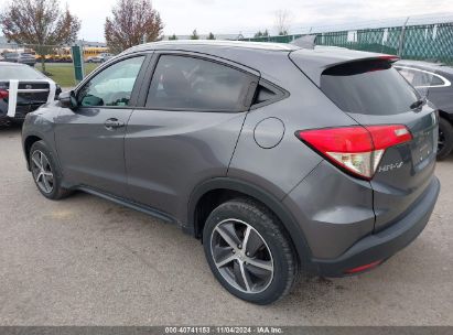 Lot #2995295782 2021 HONDA HR-V AWD EX