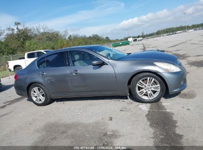 Lot #2997781249 2012 INFINITI G25 JOURNEY