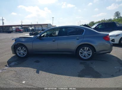 Lot #2997781249 2012 INFINITI G25 JOURNEY