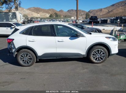 Lot #2989127514 2022 FORD ESCAPE SE PLUG-IN HYBRID