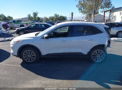 Lot #2989127514 2022 FORD ESCAPE SE PLUG-IN HYBRID