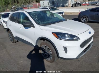 Lot #2989127514 2022 FORD ESCAPE SE PLUG-IN HYBRID