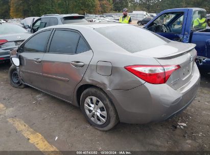 Lot #3035074482 2014 TOYOTA COROLLA LE ECO