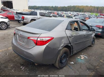 Lot #3035074482 2014 TOYOTA COROLLA LE ECO