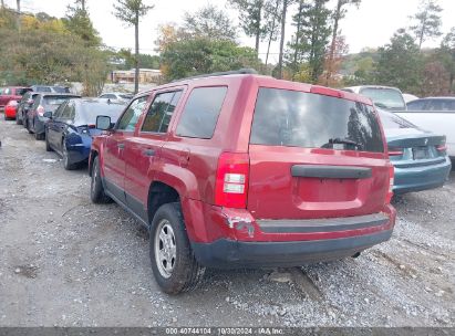 Lot #2995295921 2012 JEEP PATRIOT SPORT