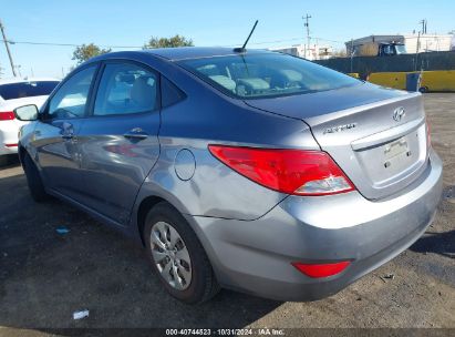 Lot #3035094957 2017 HYUNDAI ACCENT SE