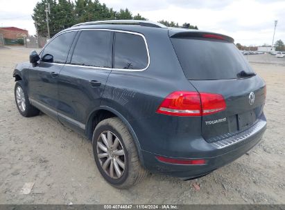 Lot #2992822343 2012 VOLKSWAGEN TOUAREG VR6 EXECUTIVE/VR6 LUX/VR6 SPORT